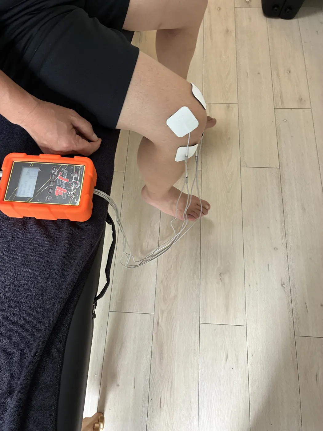 膝へのMAXBODYケアの別角度